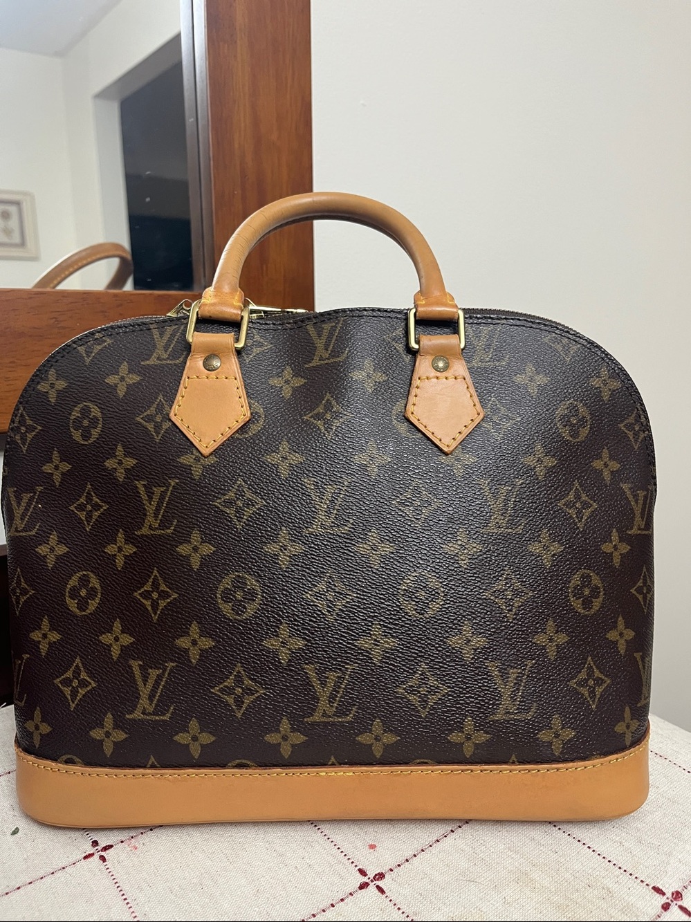 Louis Vuitton Monogram Alma with COA
